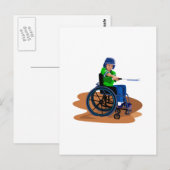 野球選手 ポストカード (正面/裏面)