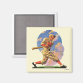 野球選手 マグネット (正面/裏面)