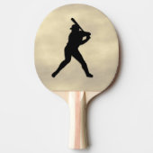 野球選手 卓球ラケット (正面)