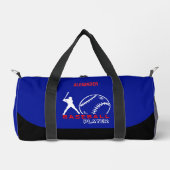 野球選手、誕生日ギフト、野球チーム ダッフルバッグ (正面)