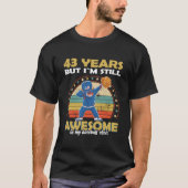 野球選手 Awesome 43 Tシャツ (正面)