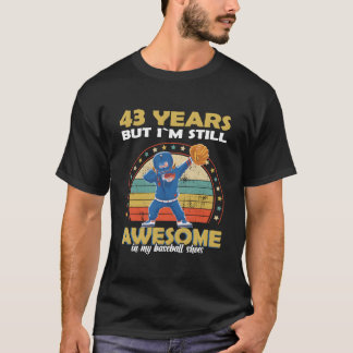 野球選手 Awesome 43 Tシャツ