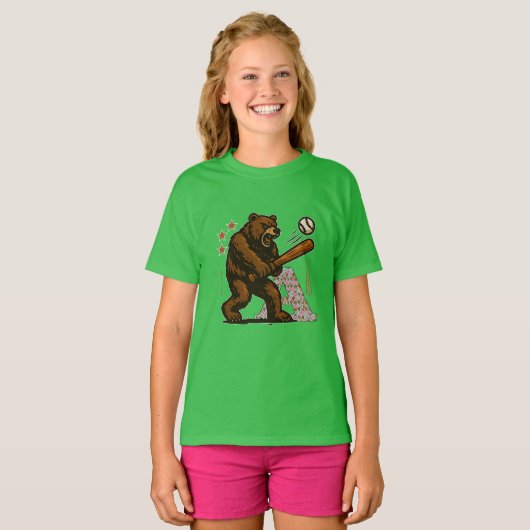 野球選手 Tシャツ (正面フル)