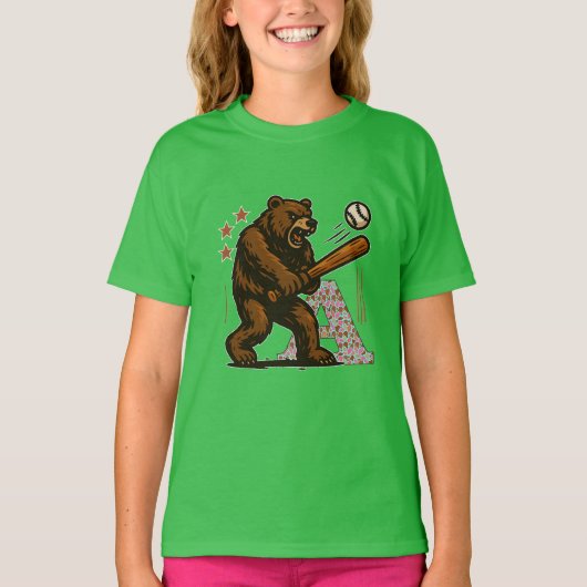 野球選手 Tシャツ (正面)