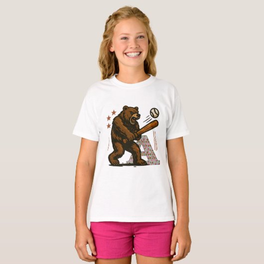 野球選手 Tシャツ (正面フル)