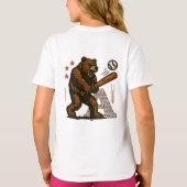 野球選手 Tシャツ (裏面)