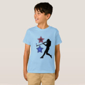 野球選手 Tシャツ (正面フル)