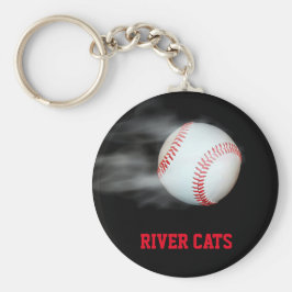 野球部の選手を投げパーソナライズされたる キーホルダー