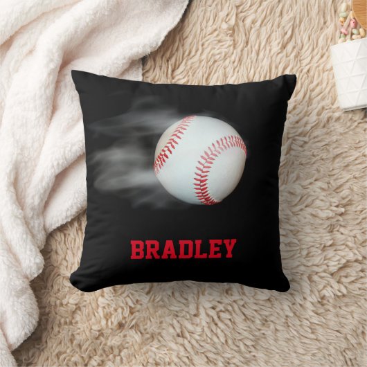 野球部の選手を投げパーソナライズされたる クッション (ブランケット)