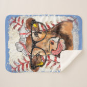 野球野球選手の野球選手が退場 シェルパブランケット (正面(横))