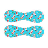 野球雪だるまクリスマスお祝いパターン 野球ボール (パネル)