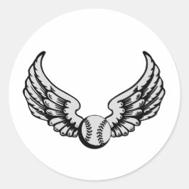 野球飛んでいる愛好家のための野球（ボール） ラウンドシール