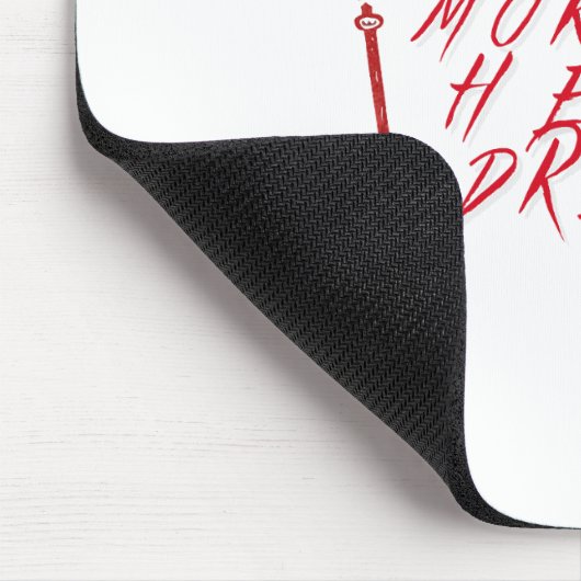 野球骨格ハロウィーン男子野球場 マウスパッド (コーナー)