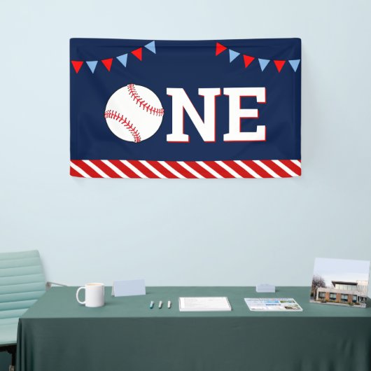 野球1回目の誕生日パーティー 横断幕 (トレードショー)