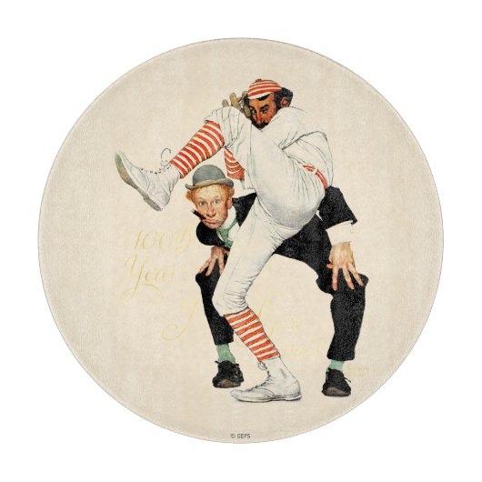 野球100周年 カッティングボード (正面)