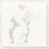 野球100周年 ガラスコースター (裏面)