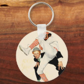 野球100周年 キーホルダー (正面)