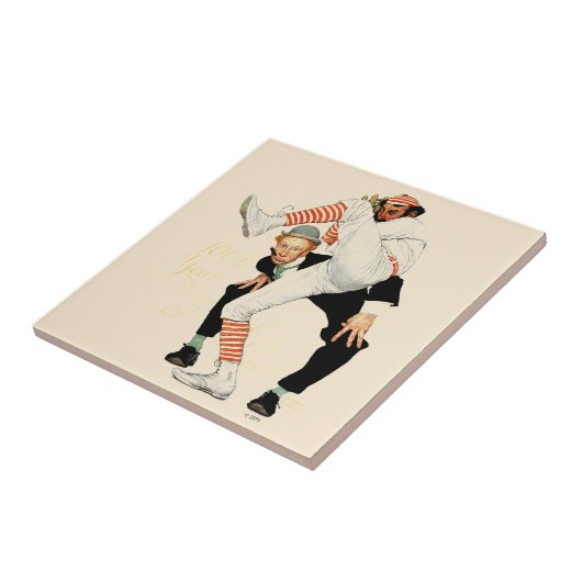 野球100周年 タイル (側面)