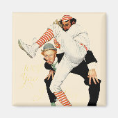 野球100周年 マグネット (正面)