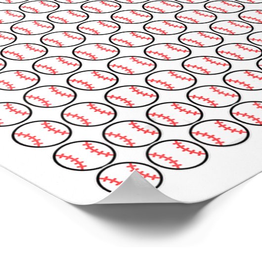 野球100日スクールシャツプレーヤー先生B ポスター (角)