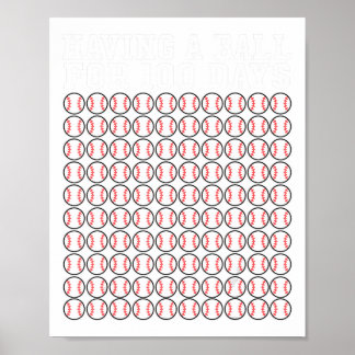 野球100日スクールシャツプレーヤー先生B ポスター