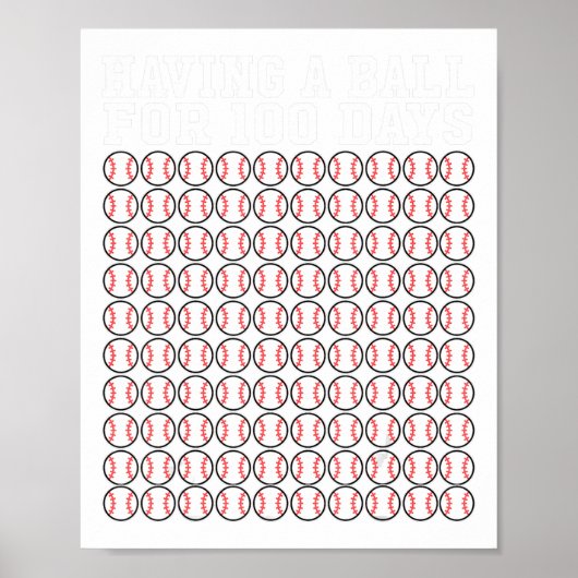 野球100日スクールシャツプレーヤー先生B ポスター (正面)