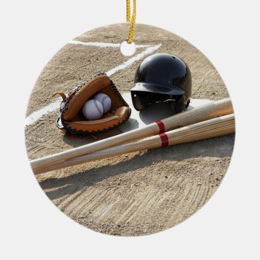 野球11 セラミックオーナメント (正面)