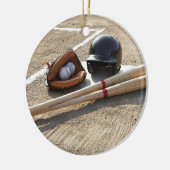 野球11 セラミックオーナメント (左)