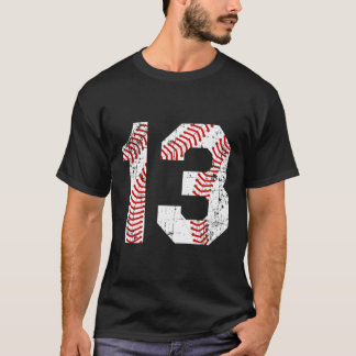 野球13ジャージー番号 Tシャツ