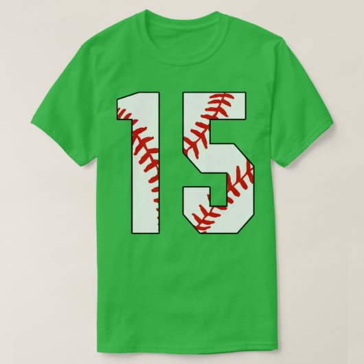 野球15 15野球ジャージーお気に入りのPl Tシャツ (デザイン正面)