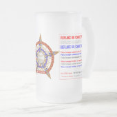 野球2は名前写真の眺めを後で私の助けのヒント加えます フロストグラスビールジョッキ (正面右)