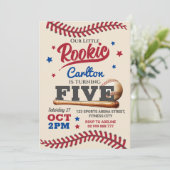 野球5thファイブ誕生日招待状 招待状 (スタンド正面)