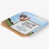 野球60h誕生日 ペーパープレート (傾斜あり)