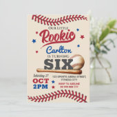 野球6th第6誕生日招待状 招待状 (スタンド正面)
