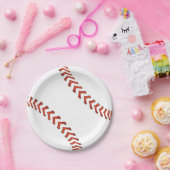 野球7インチの紙皿 ペーパープレート (パーティー)