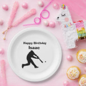 "野球"の紙皿 ペーパープレート (パーティー)