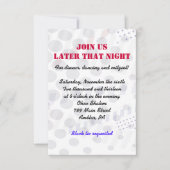 野球(ばちゃばちゃ)跳ねるバー(ユダヤ教の)バル・ミツバーパーティーカード 招待状 (正面)