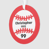 野球 オーナメント (正面)