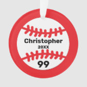 野球 オーナメント (正面)