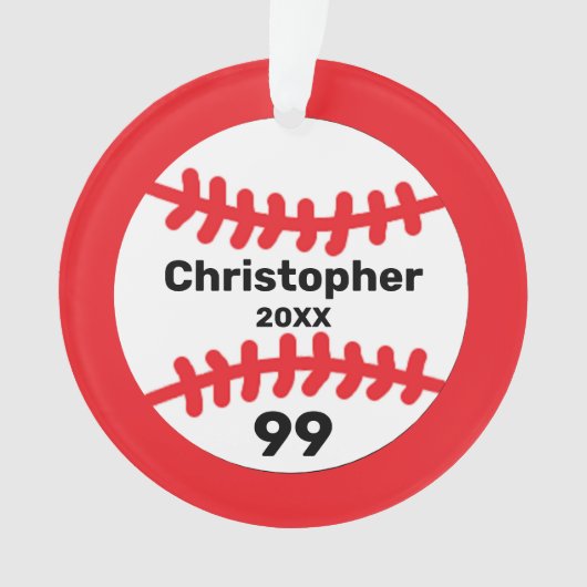 野球 オーナメント (正面)