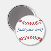 野球[カスタム文字] マグネット (正面/裏面)
