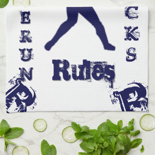 野球 キッチンタオル (折り畳み)