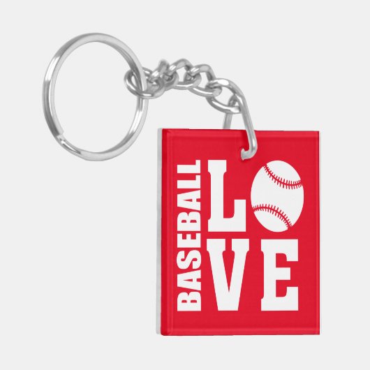 野球 キーホルダー (正面左)