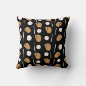 野球 – グローブ、ボール&こうもり クッション (裏面)