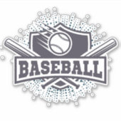 野球 シール (正面)