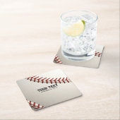 野球 スクエアペーパーコースター (インサイチュ)