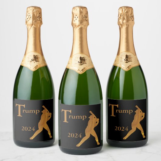 野球 スパークリングワインラベル (ボトル)