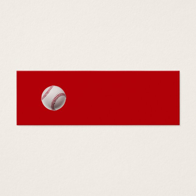 野球 – スポーツテンプレートベースボールon Red (正面)