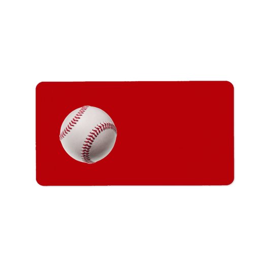 野球 – スポーツテンプレートベースボールon Red ラベル (正面)