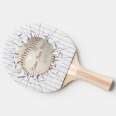 野球、スポーツ卓球、ヴィンテージ アメリカン 卓球ラケット (横)